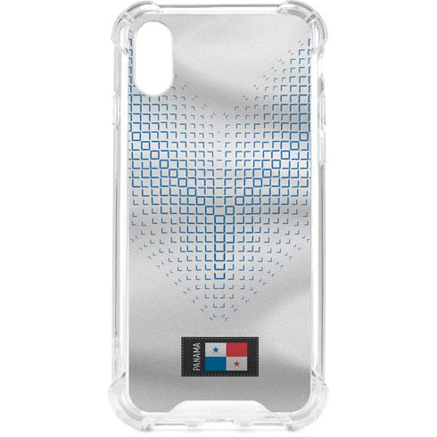 Panama Soccer Flag iPhone XS Clear Case