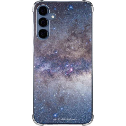 Panorama View of the Center of the Milky Way Galaxy A55 5G Clear Case