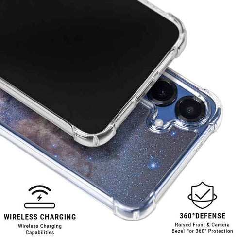 Panorama View of the Center of the Milky Way Galaxy S25 Clear Case