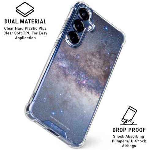 Panorama View of the Center of the Milky Way Galaxy S25 Plus Clear Case