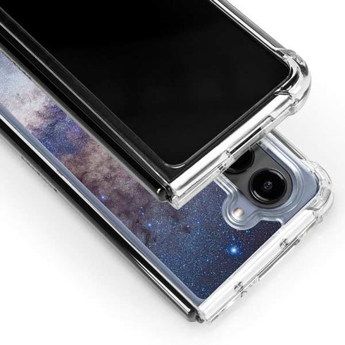 Panorama View of the Center of the Milky Way Galaxy Z Fold5 5G Clear Case