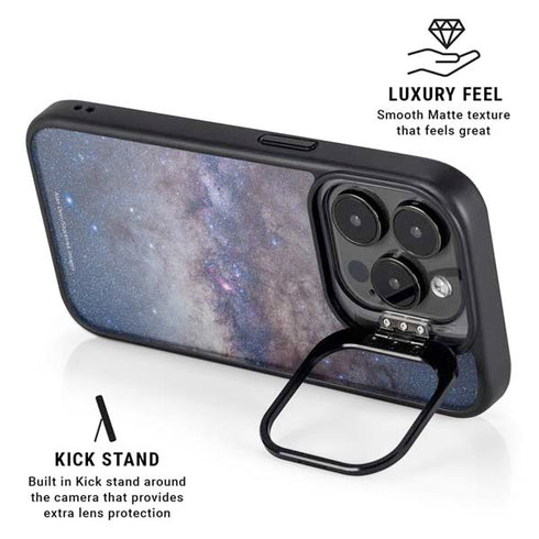 Panorama View of the Center of the Milky Way iPhone 14 Pro Kickstand Case
