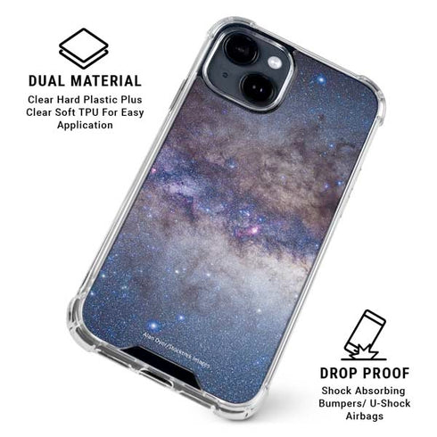 Panorama View of the Center of the Milky Way iPhone 15 Clear Case