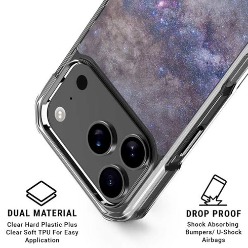Panorama View of the Center of the Milky Way iPhone 18 Pro Clear Case