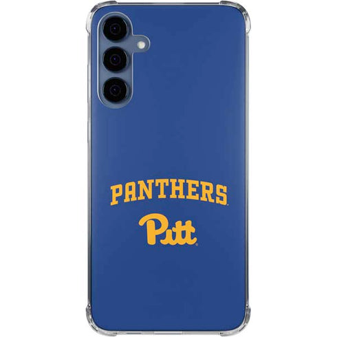University of Pittsburgh Panthers Pitt Galaxy A55 5G Clear Case