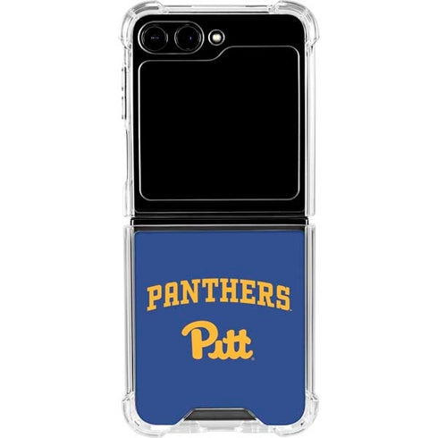 University of Pittsburgh Panthers Pitt Galaxy Z Flip6 Clear Case