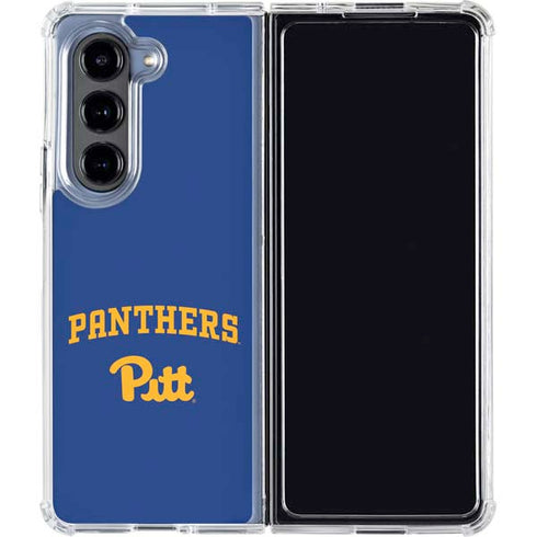 University of Pittsburgh Panthers Pitt Galaxy Z Fold5 5G Clear Case