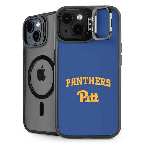 University of Pittsburgh Panthers Pitt iPhone 15 Plus Kickstand Case