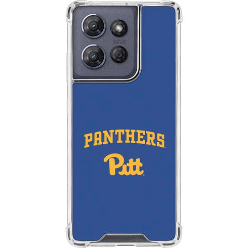 University of Pittsburgh Panthers Pitt Moto G 5G (2025) Clear Case