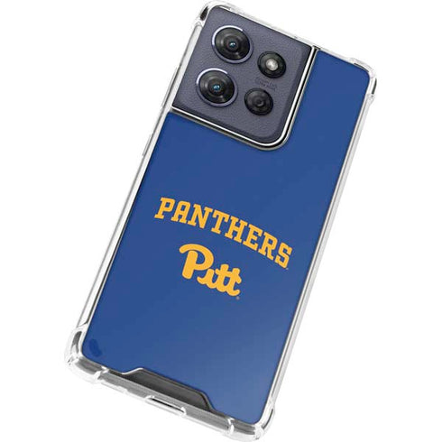 University of Pittsburgh Panthers Pitt Moto G 5G (2025) Clear Case