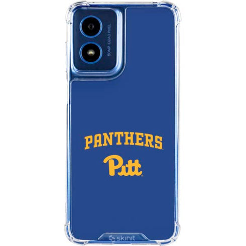 University of Pittsburgh Panthers Pitt Moto G 5G (2024) Clear Case