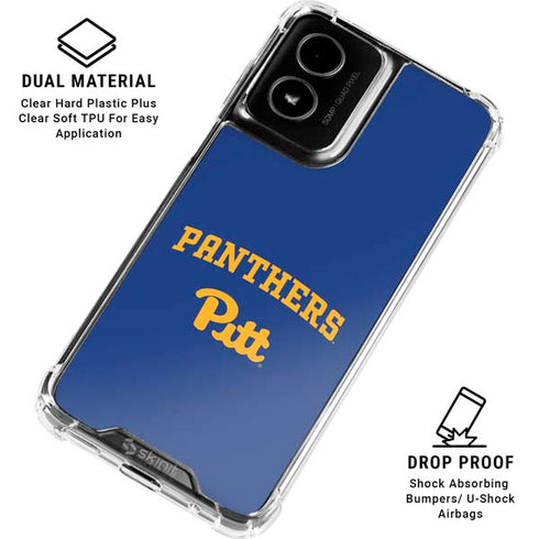 University of Pittsburgh Panthers Pitt Moto G Power 5G (2024) Clear Case