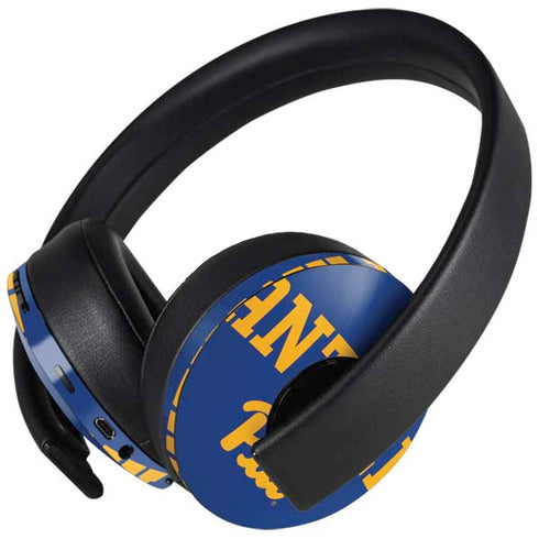 University of Pittsburgh Panthers Pitt PlayStation 4 Gold Wireless Headset Skin