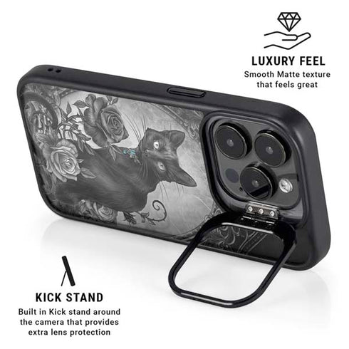 Alchemy Paracelsus - The Philosophers Familiar iPhone 14 Pro Kickstand Case