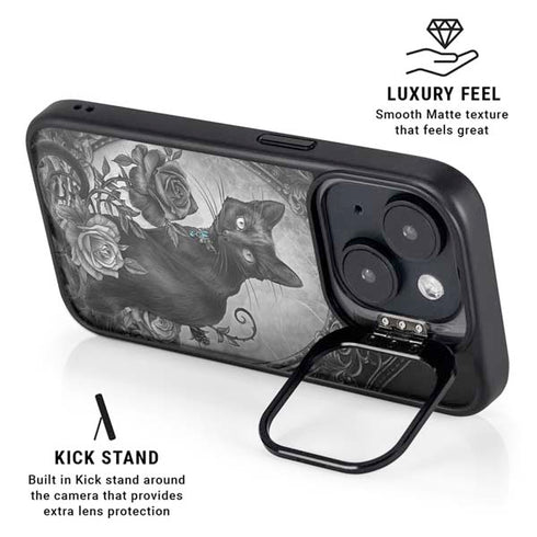 Alchemy Paracelsus - The Philosophers Familiar iPhone 15 Plus Kickstand Case