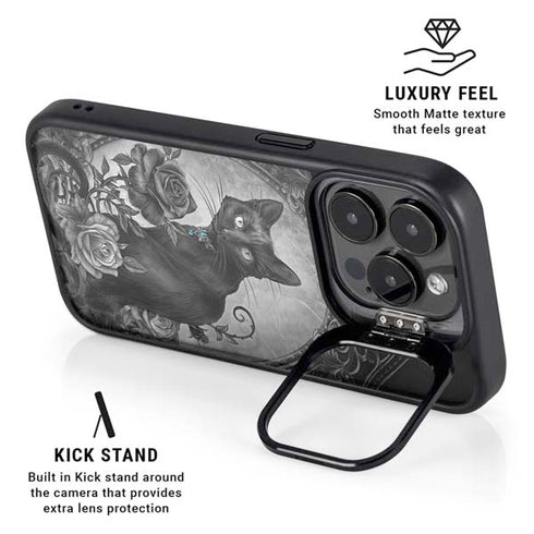 Alchemy Paracelsus - The Philosophers Familiar iPhone 15 Pro Kickstand Case