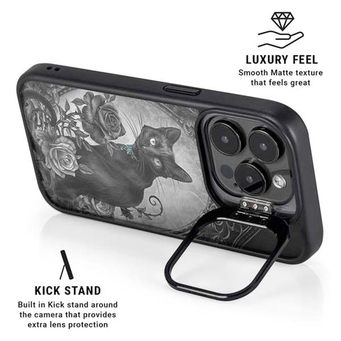 Alchemy Paracelsus - The Philosophers Familiar iPhone 15 Pro Max Kickstand Case