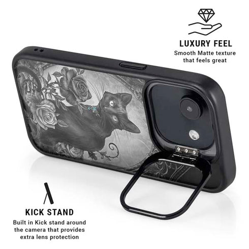Alchemy Paracelsus - The Philosophers Familiar iPhone 16e Kickstand Case