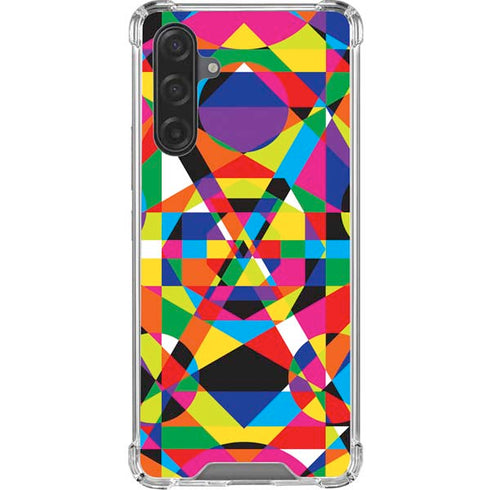 Parallel Vectors Galaxy A17 Clear Case