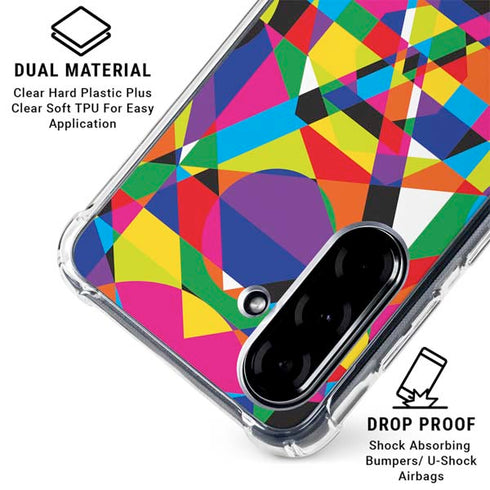 Parallel Vectors Galaxy A36 5G Clear Case
