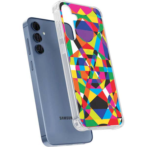 Parallel Vectors Galaxy A55 5G Clear Case