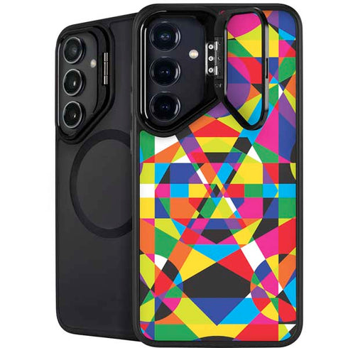 Parallel Vectors Galaxy S25 Kickstand Case