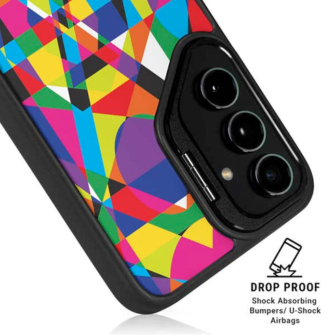 Parallel Vectors Galaxy S25 Kickstand Case