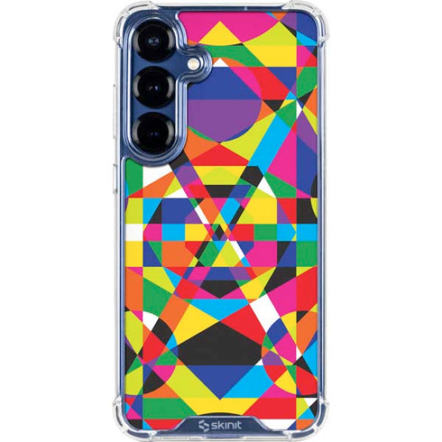 Parallel Vectors Galaxy S25 Clear Case