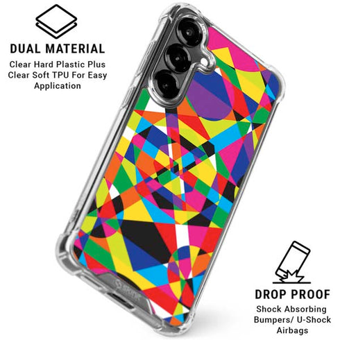 Parallel Vectors Galaxy S26 Clear Case