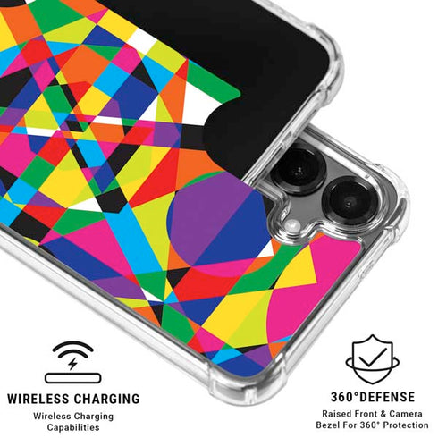 Parallel Vectors Galaxy S26 Plus Clear Case