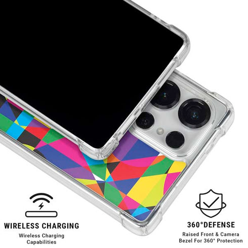 Parallel Vectors Galaxy S26 Ultra Clear Case