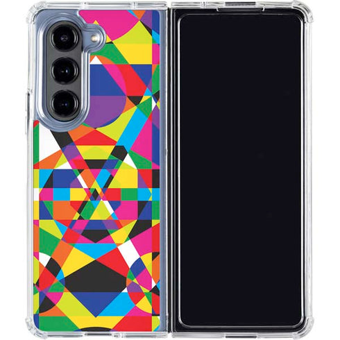 Parallel Vectors Galaxy Z Fold5 5G Clear Case