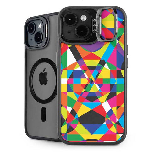 Parallel Vectors iPhone 14 Plus Kickstand Case