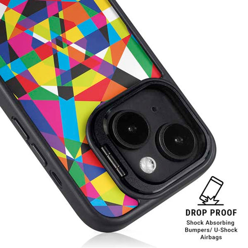 Parallel Vectors iPhone 15 Kickstand Case