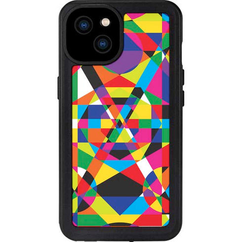 Parallel Vectors iPhone 15 Plus Waterproof Case