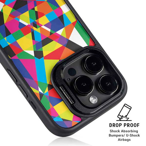 Parallel Vectors iPhone 15 Pro Kickstand Case