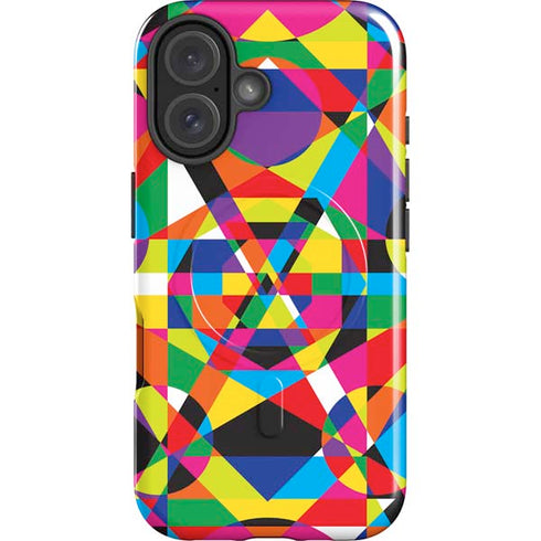 Parallel Vectors iPhone 16 Magsafe Impact Case