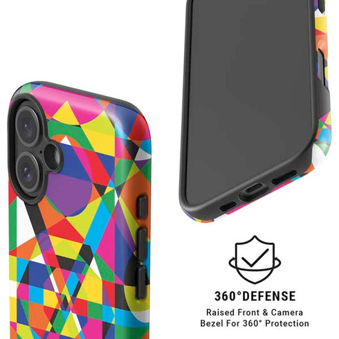 Parallel Vectors iPhone 16 Magsafe Impact Case