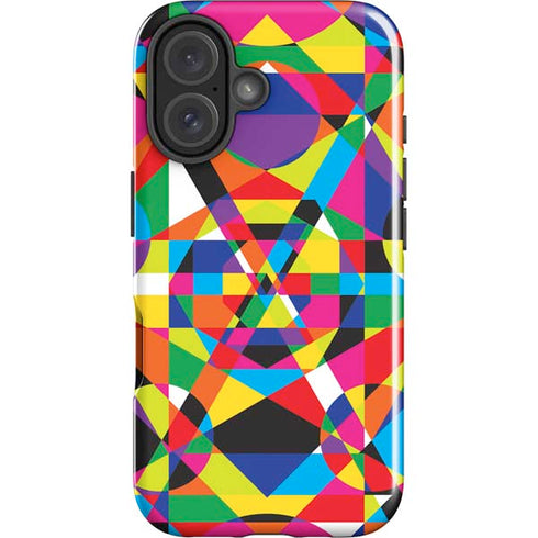 Parallel Vectors iPhone 16 Plus Impact Case