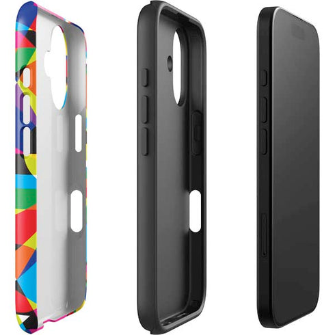 Parallel Vectors iPhone 16 Plus Impact Case