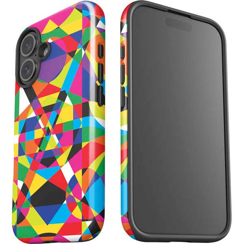 Parallel Vectors iPhone 16 Plus Impact Case