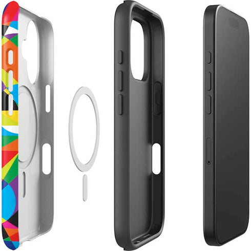Parallel Vectors iPhone 16 Plus Magsafe Impact Case