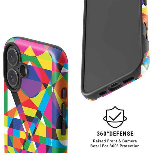 Parallel Vectors iPhone 16 Plus Magsafe Impact Case