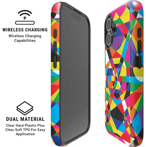 Parallel Vectors iPhone 16 Plus Magsafe Impact Case