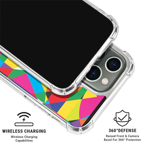 Parallel Vectors iPhone 16 Pro Clear Case