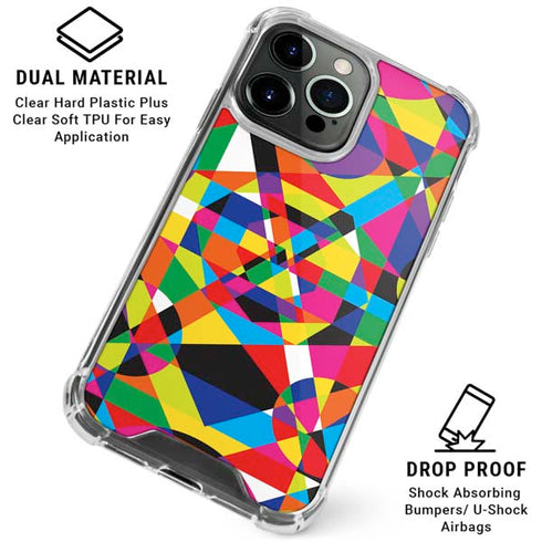 Parallel Vectors iPhone 16 Pro Clear Case