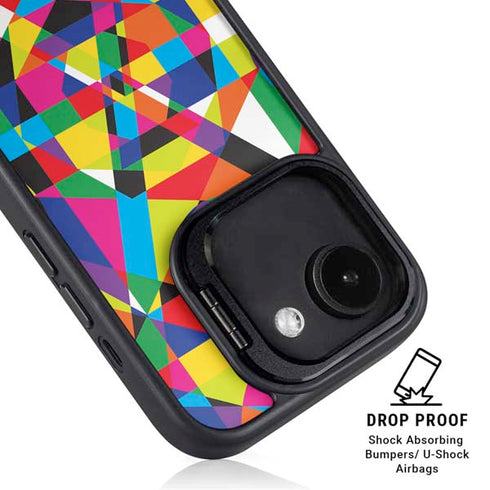 Parallel Vectors iPhone 16e Kickstand Case