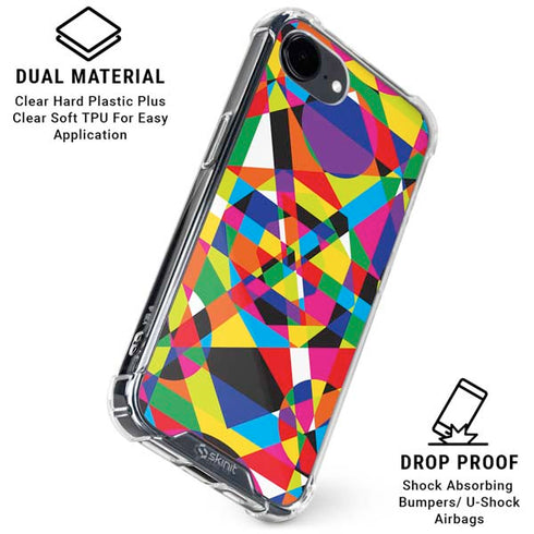 Parallel Vectors iPhone 16e Clear Case