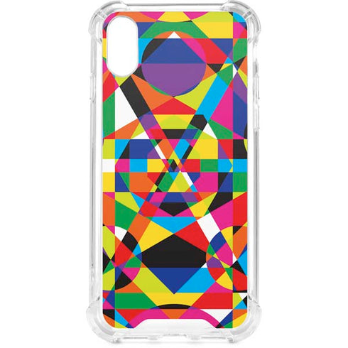 Parallel Vectors iPhone XS Clear Case