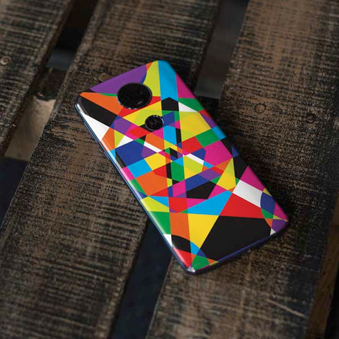 Parallel Vectors Moto E5 Plus Skin